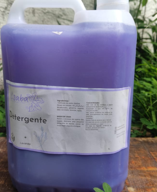 Detergente Caseiro de Lavanda